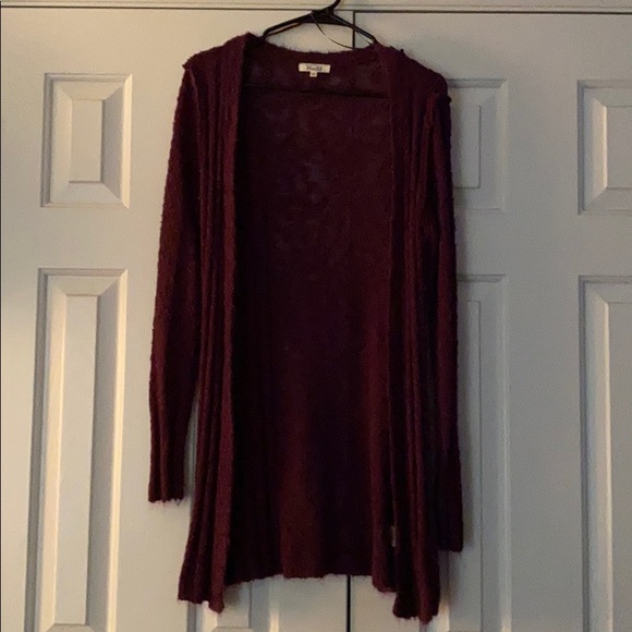 Burgundy Cardigan - Picture 1 of 3
